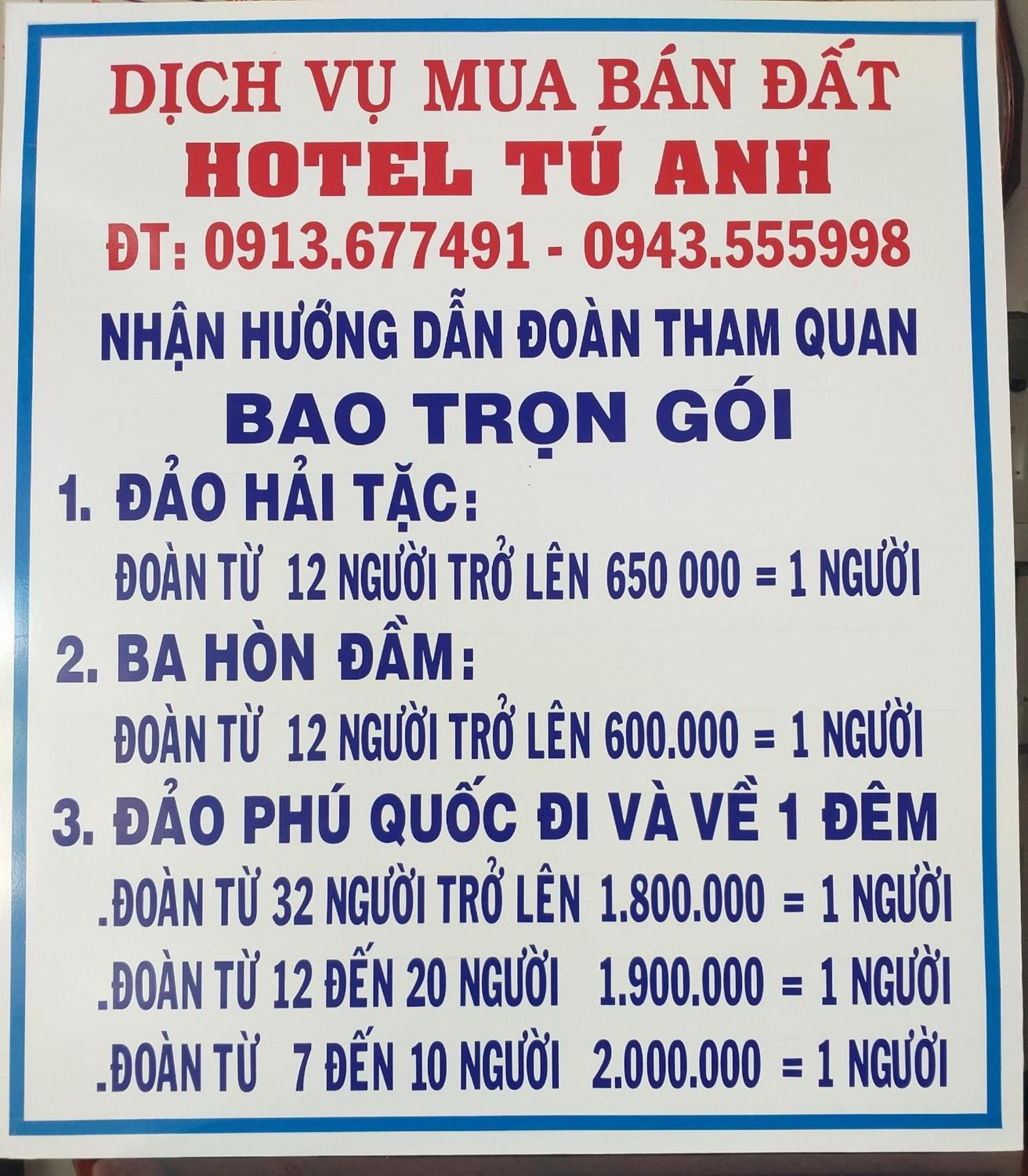 Khach San Tu Anh Hotell Hà Tiên Eksteriør bilde